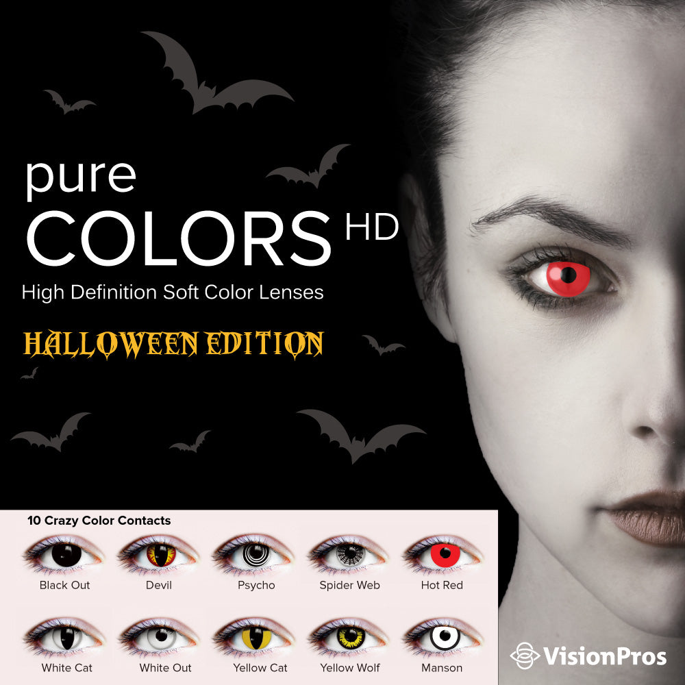 PURE COLORS HALLOWEEN CONTACT LENSES PURE COLORS HALLOWEEN CONTACT LENSES